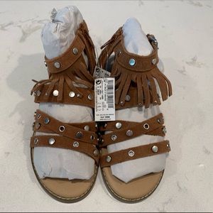 NWT Next Girl Suede Sandals-US Size 3